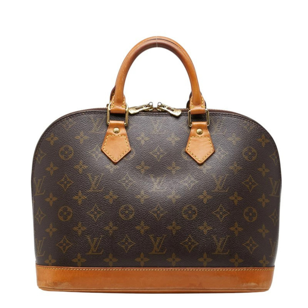 Louis Vuitton Monogram Alma handbag brown leather